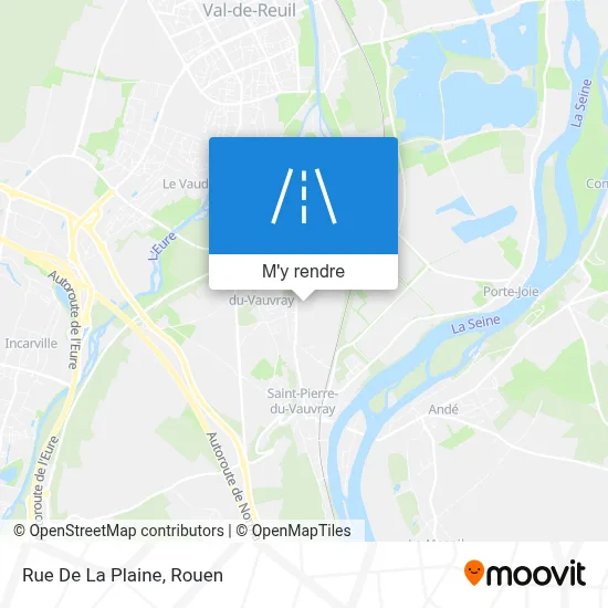 Rue De La Plaine plan