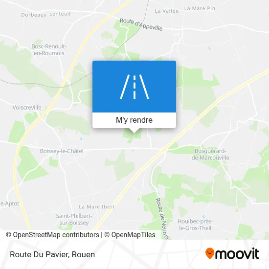 Route Du Pavier plan