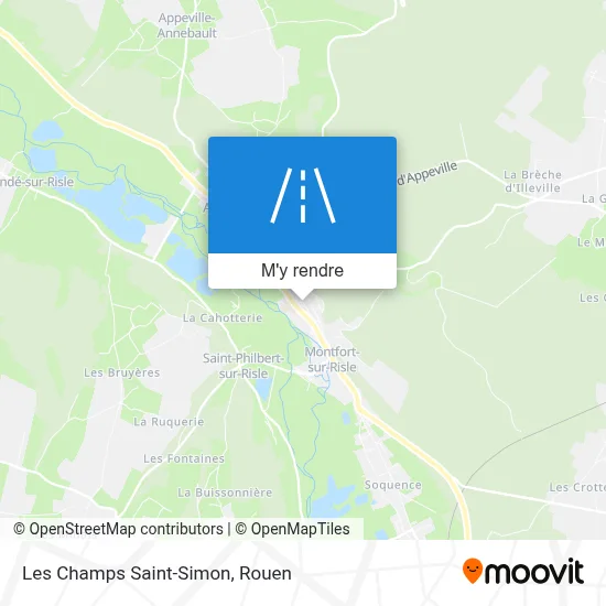 Les Champs Saint-Simon plan