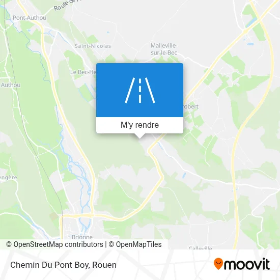 Chemin Du Pont Boy plan