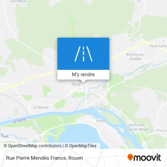 Rue Pierre Mendès France plan