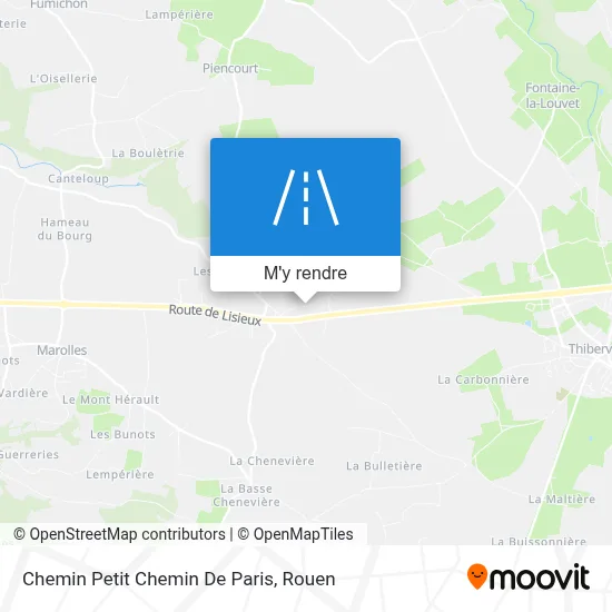 Chemin Petit Chemin De Paris plan