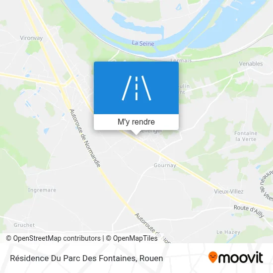 Résidence Du Parc Des Fontaines plan