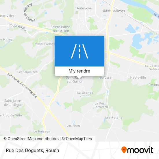 Rue Des Doguets plan