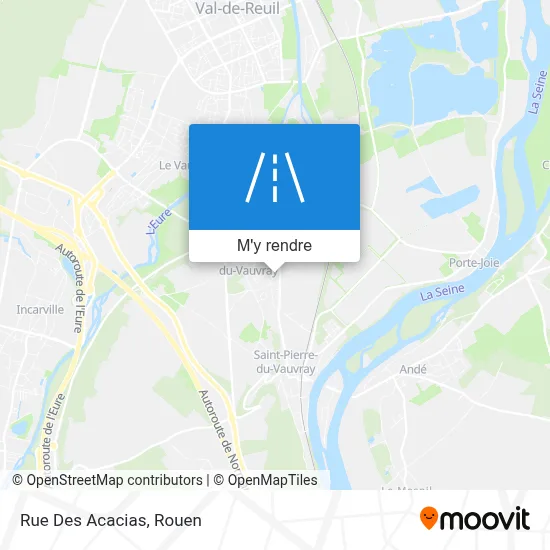 Rue Des Acacias plan