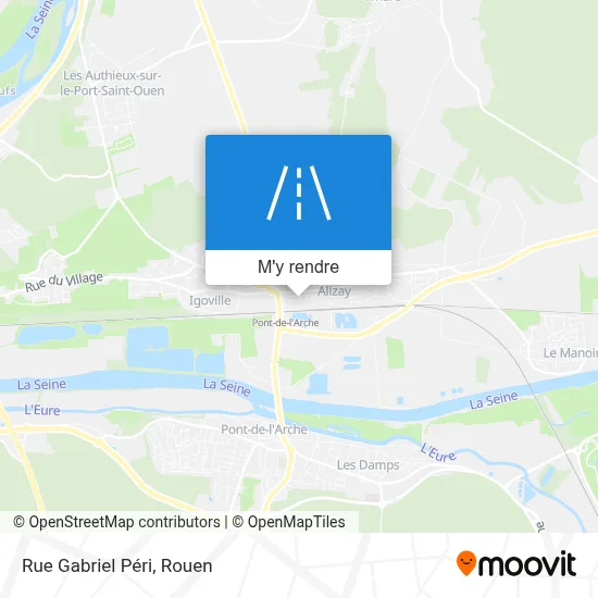 Rue Gabriel Péri plan