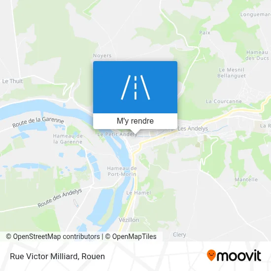 Rue Victor Milliard plan