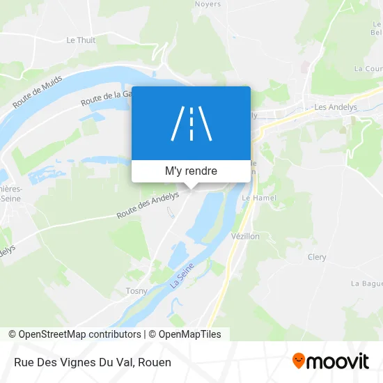 Rue Des Vignes Du Val plan