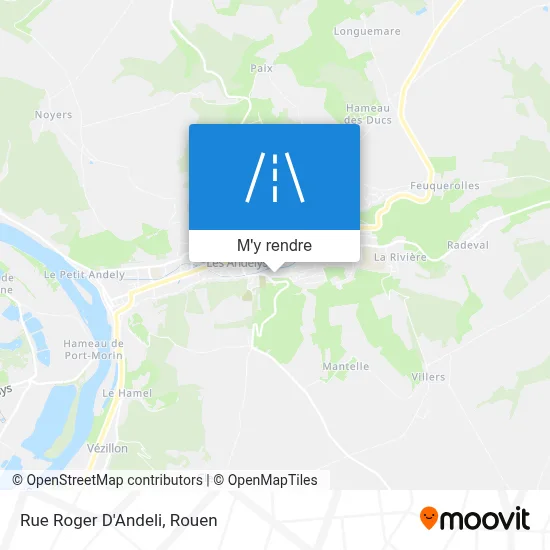Rue Roger D'Andeli plan