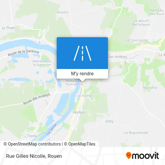 Rue Gilles Nicolle plan