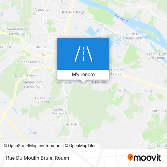 Rue Du Moulin Brule plan