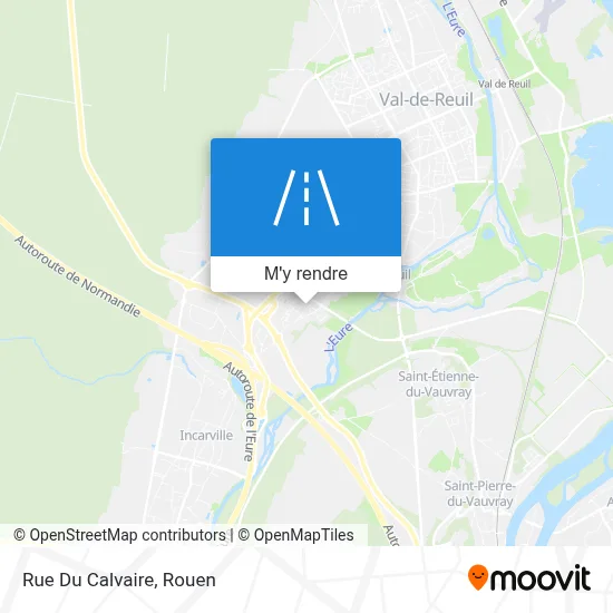 Rue Du Calvaire plan