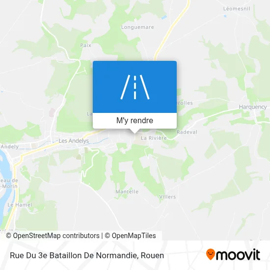 Rue Du 3e Bataillon De Normandie plan