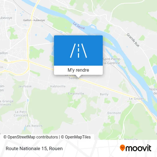 Route Nationale 15 plan