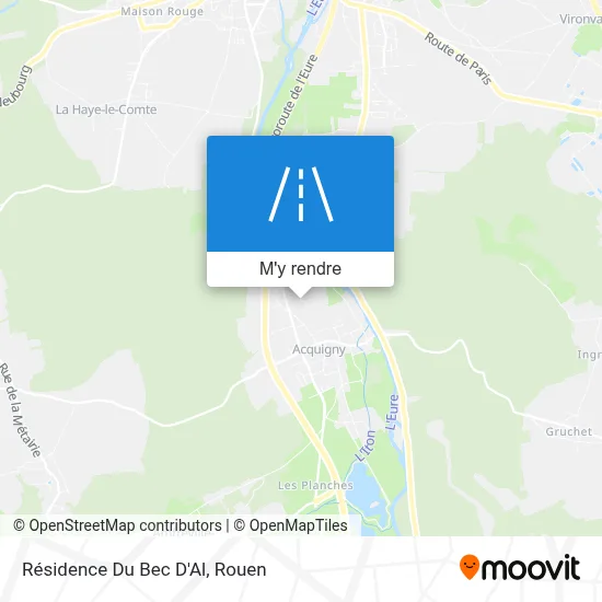 Résidence Du Bec D'Al plan