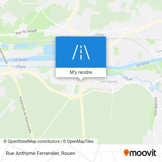 Rue Anthyme Ferrandier plan