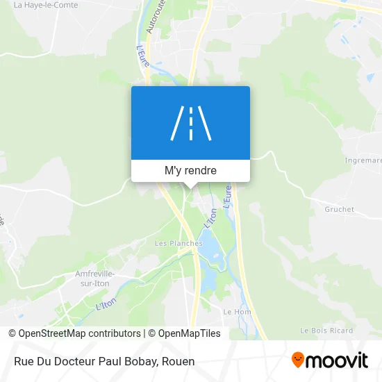 Rue Du Docteur Paul Bobay plan