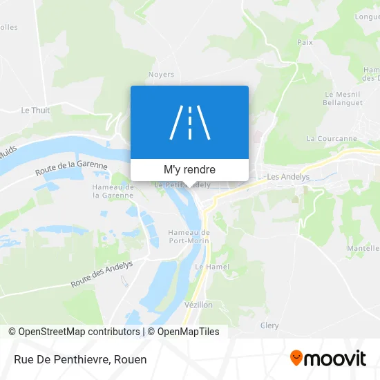Rue De Penthievre plan