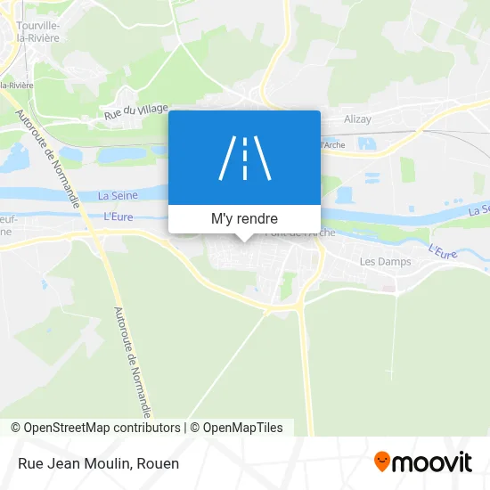 Rue Jean Moulin plan