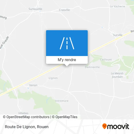 Route De Lignon plan