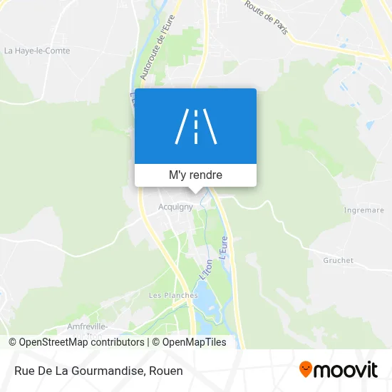 Rue De La Gourmandise plan