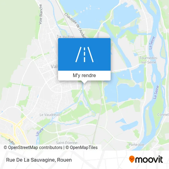 Rue De La Sauvagine plan