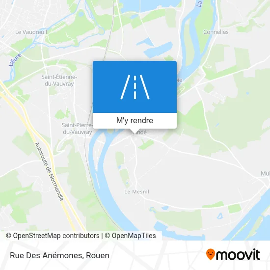 Rue Des Anémones plan