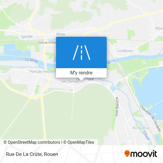 Rue De La Crûte plan