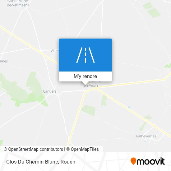 Clos Du Chemin Blanc plan