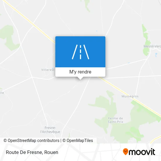 Route De Fresne plan