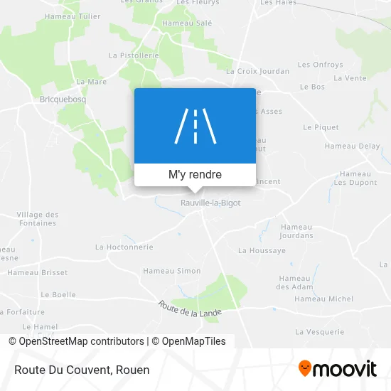 Route Du Couvent plan