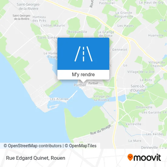 Rue Edgard Quinet plan