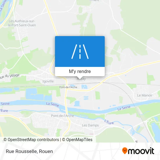 Rue Rousselle plan