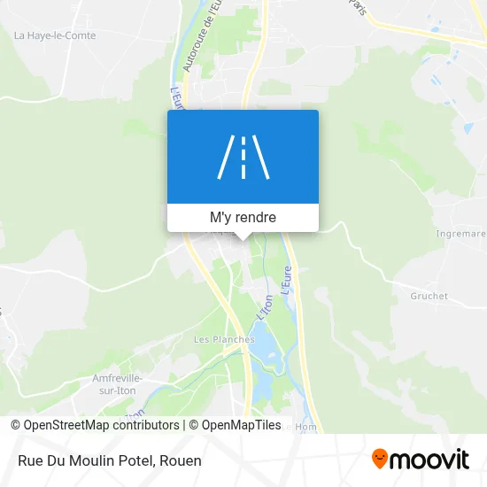 Rue Du Moulin Potel plan