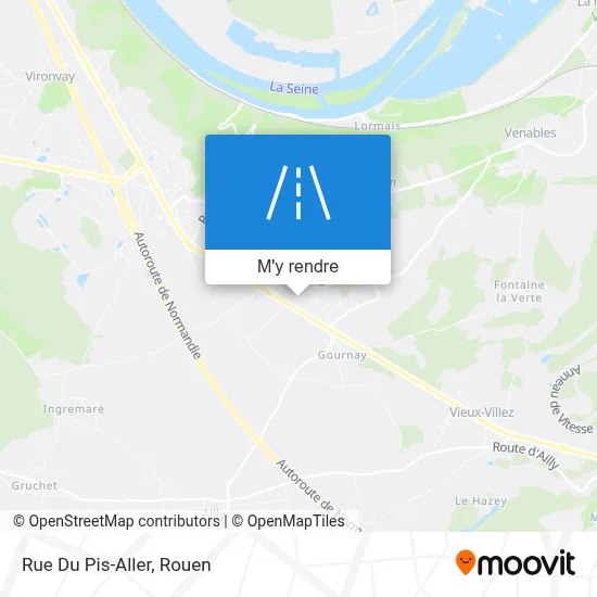 Rue Du Pis-Aller plan