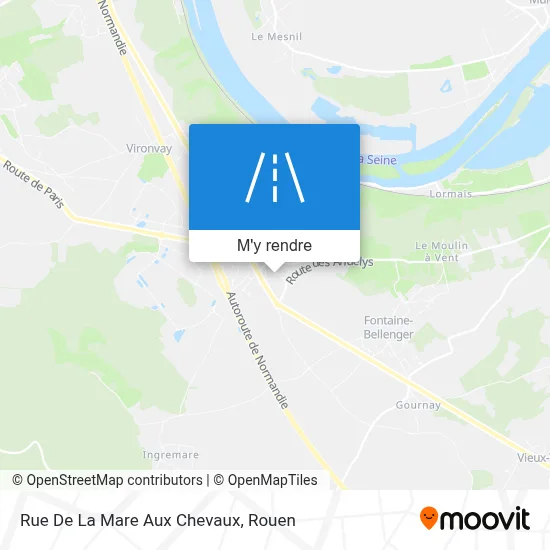 Rue De La Mare Aux Chevaux plan