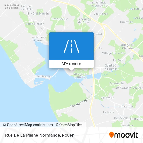 Rue De La Plaine Normande plan