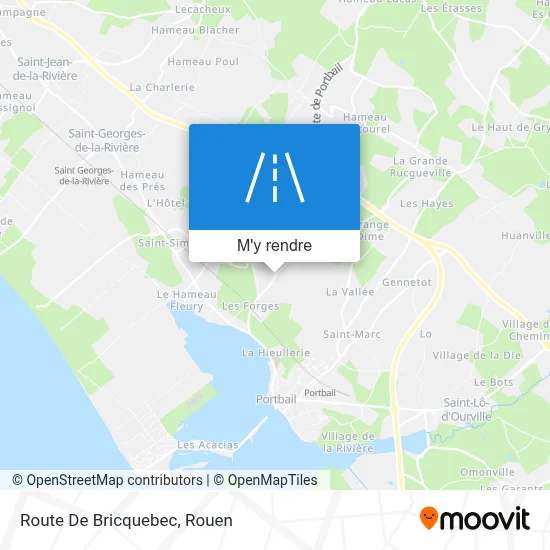 Route De Bricquebec plan