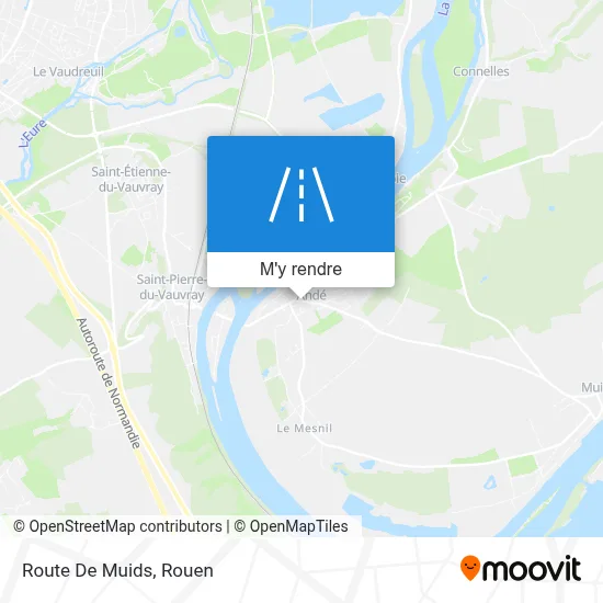 Route De Muids plan