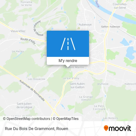Rue Du Bois De Grammont plan