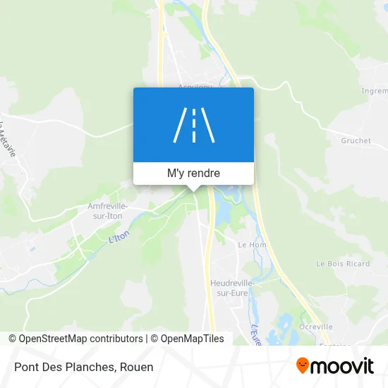 Pont Des Planches plan