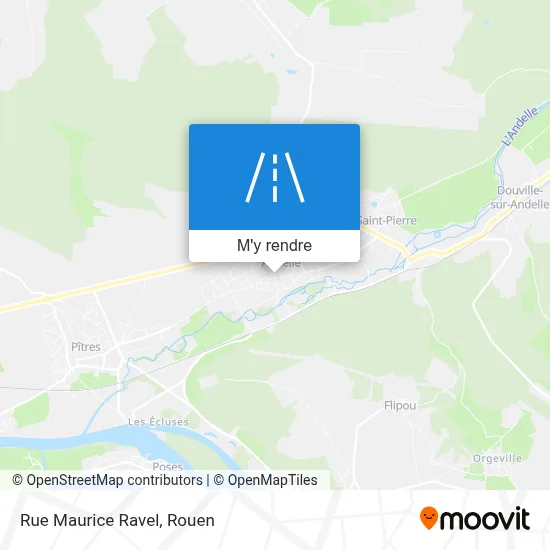 Rue Maurice Ravel plan