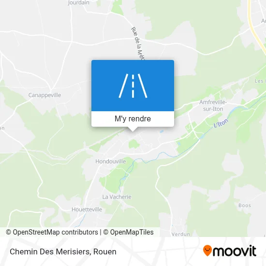 Chemin Des Merisiers plan