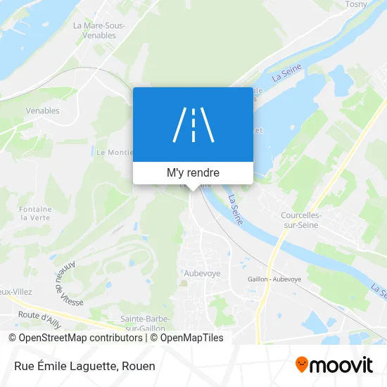 Rue Émile Laguette plan
