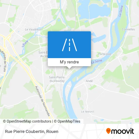 Rue Pierre Coubertin plan