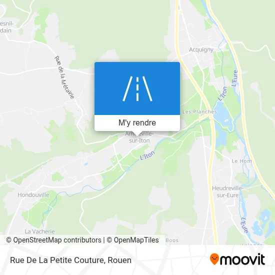 Rue De La Petite Couture plan