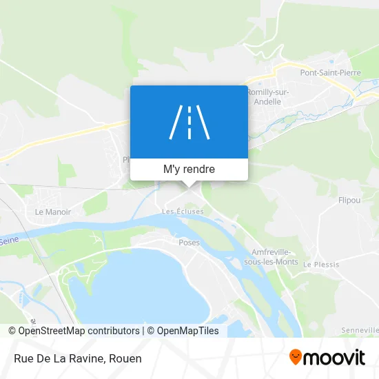 Rue De La Ravine plan