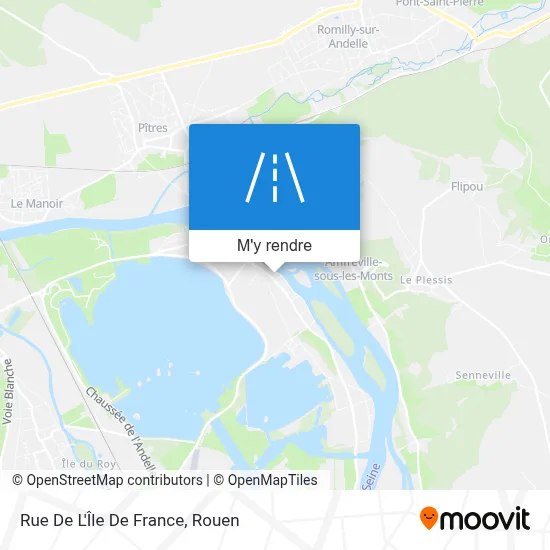 Rue De L'Île De France plan