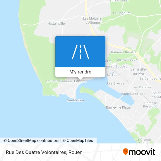 Rue Des Quatre Volontaires plan