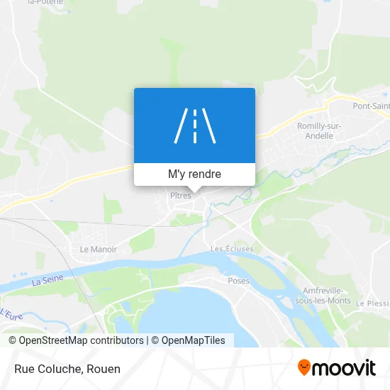 Rue Coluche plan